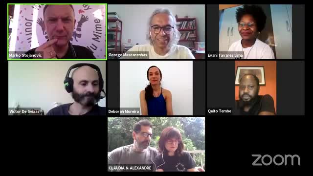 World Mime Chat in Portuguese: „A arte do movimento: caminhos cruzados“